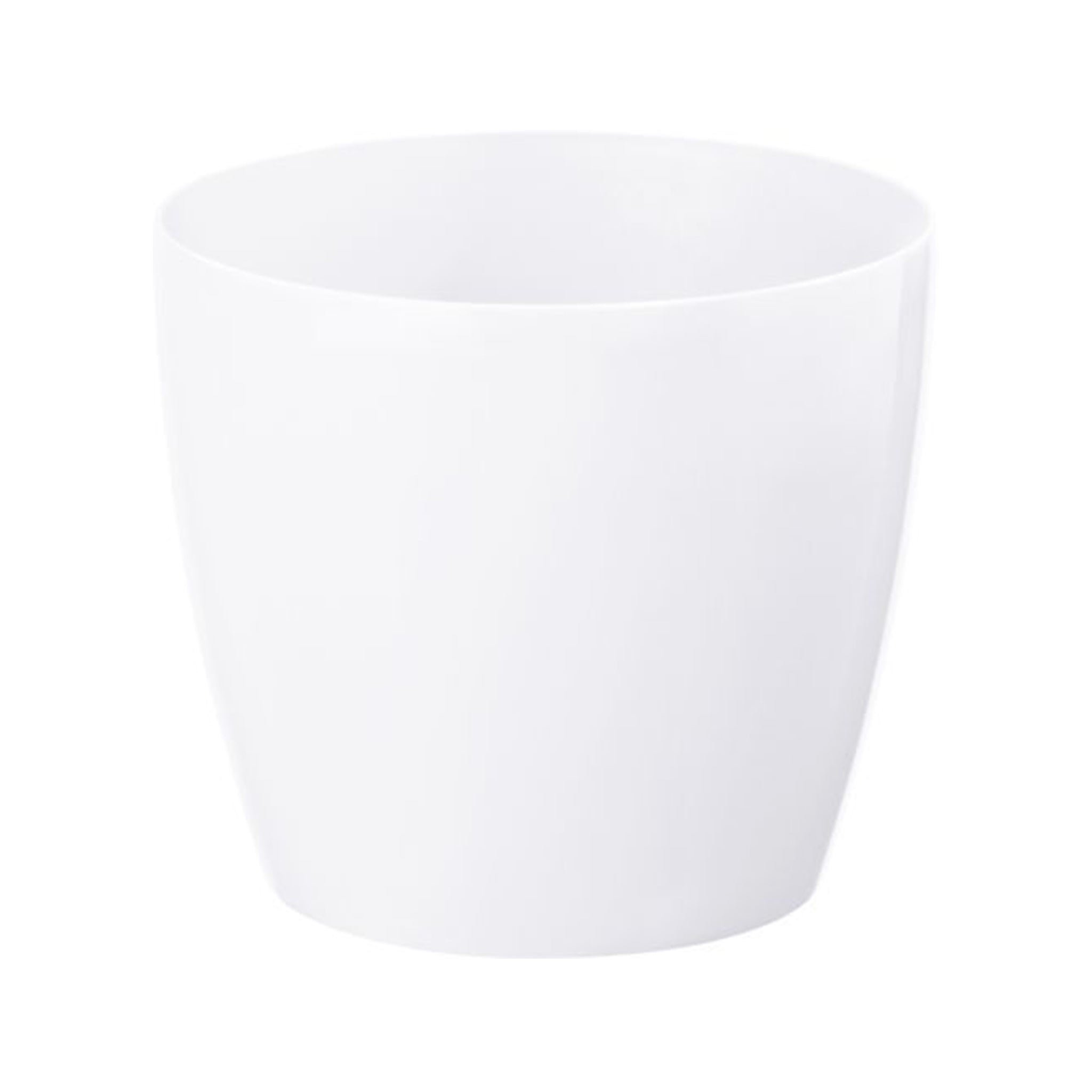 Pearl White or Grey Glossy Plant Pot 15.5cm